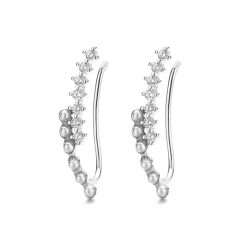 Cercei ear cuffs argint 925