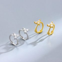 placati cu rodiu-Bijuterii argint dama-Cercei argint dama 