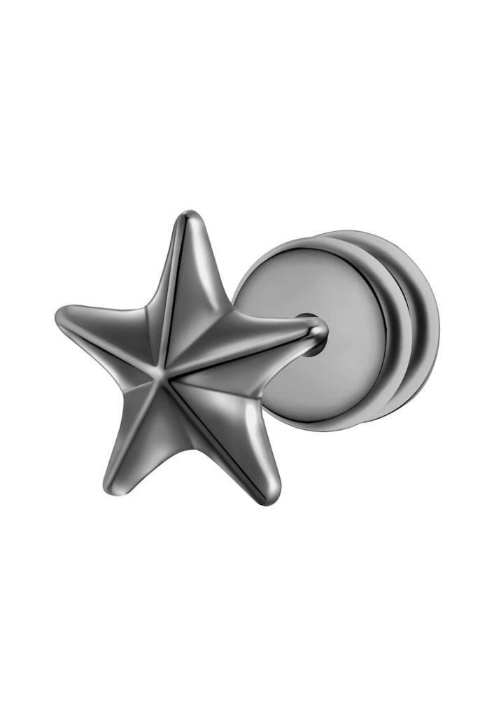 Cercel in forma de stea-BARBATI/GENTI SI ACCESORII/Bijuterii-GENTI SI ACCESORII/Bijuterii