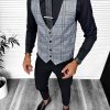Compleu barbati  Vesta + Pantaloni 13303-Costume barbati > Compleuri barbati