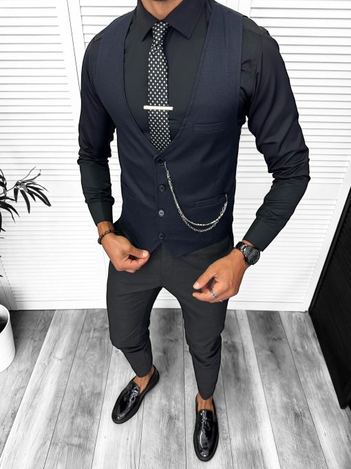 Compleu barbati  Vesta + Pantaloni 13304-Costume barbati > Compleuri barbati