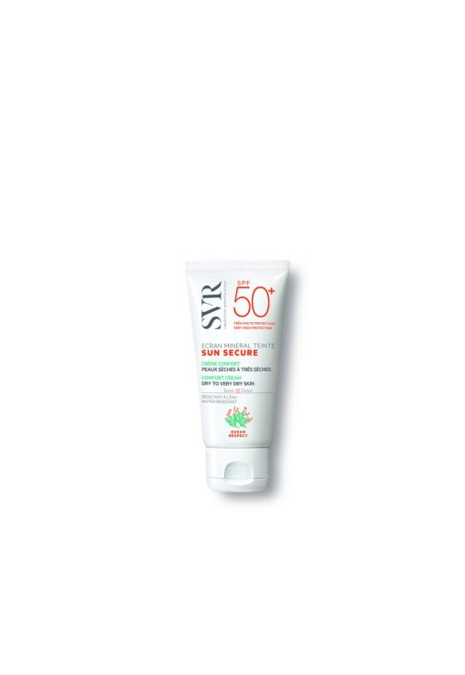 Crema  Sun Secure Ecran Mineral SPF50+ pentru piele uscata - 50 ml-FEMEI/INGRIJIRE COSMETICA/Produse cosmetice-INGRIJIRE COSMETICA/Produse cosmetice