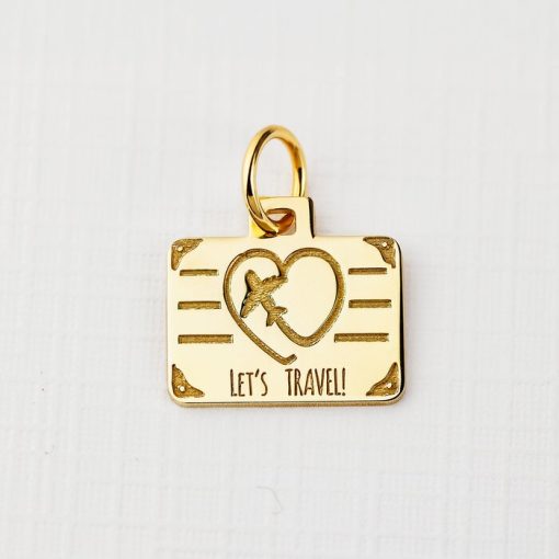 ELM Charm - Bagaj - Argint 925 placat cu Aur Galben 18K-ELEMENT for OPTIONS >> ELM-CHARM