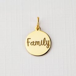 ELM Charm - Banut family - Argint 925 placat cu Aur Galben 18K-ELEMENT for OPTIONS >> ELM-CHARM