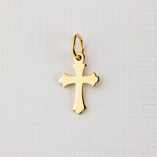ELM Charm - Cruce - Argint 925 placat cu Aur Galben 18K-ELEMENT for OPTIONS >> ELM-CHARM
