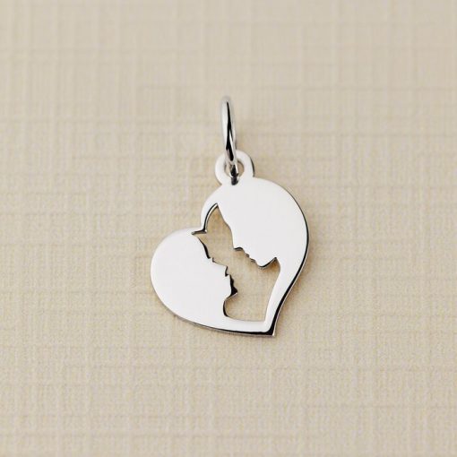 ELM Charm - Inima cuplu - Argint 925-ELEMENT for OPTIONS >> ELM-CHARM