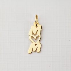 ELM Charm - Mom - Argint 925 placat cu Aur Galben 18K-ELEMENT for OPTIONS >> ELM-CHARM