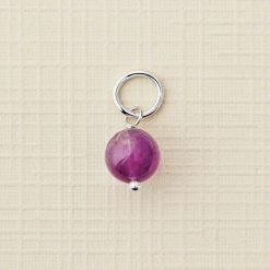 ELM Charm - Picatura de Ametist - Argint 925-ELEMENT for OPTIONS >> ELM-CHARM