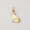 ELM Charm - Pisica - Argint 925 placat cu Aur Galben 18K-ELEMENT for OPTIONS >> ELM-CHARM