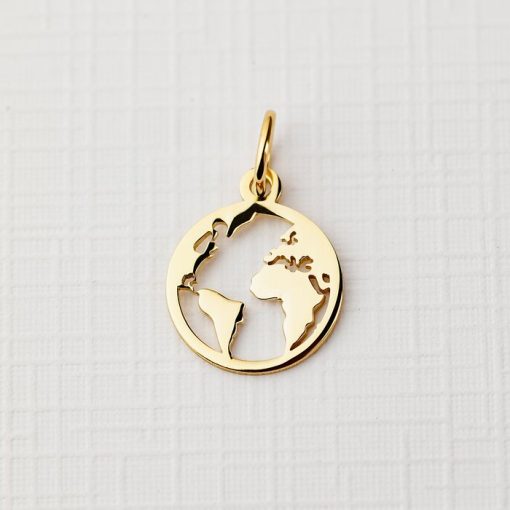 ELM Charm - Planeta - Argint 925 placat cu Aur Galben 18K-ELEMENT for OPTIONS >> ELM-CHARM