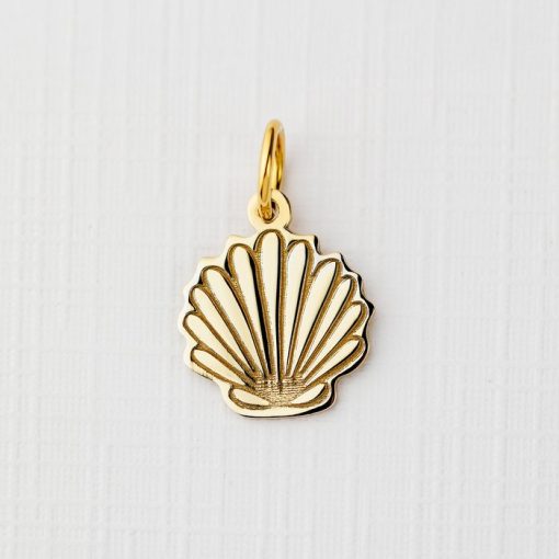 ELM Charm - Scoica - Argint 925 placat cu Aur Galben 18K-ELEMENT for OPTIONS >> ELM-CHARM
