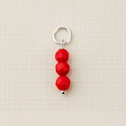 ELM Charm - Sirag 3 Coral fatetat - Argint 925-ELEMENT for OPTIONS >> ELM-CHARM
