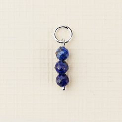 ELM Charm - Sirag 3 Lapis fatetat - Argint 925-ELEMENT for OPTIONS >> ELM-CHARM