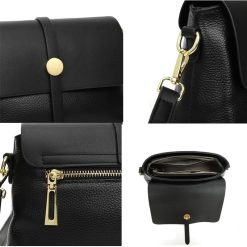 Geanta dama Basma GT3111 piele naturala CremMaro 3