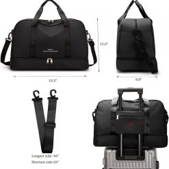 Negru-Femei-Genti de calatorie / sport 