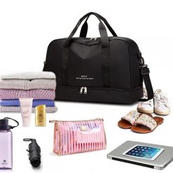 Geanta de calatorie unisex Alaia GT2219 Negru 4