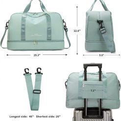 Geanta de calatorie unisex Alaia GT2220 Verde 3