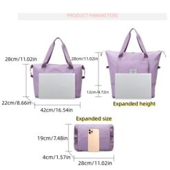 Geanta de calatorie unisex Aretha GT2107 Negru 3