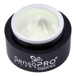 Gel Constructie Unghii Expert Line SensoPRO Milano - Shimmer Milky White 15ml-Geluri UV  data-src=
