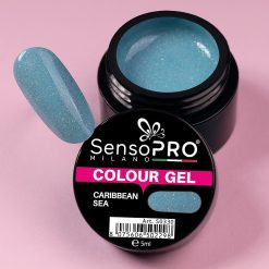 Gel UV Colorat Caribbean Sea 5ml SensoPRO Milano 3