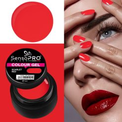Gel UV Colorat Scarlet Red 5ml SensoPRO Milano 2
