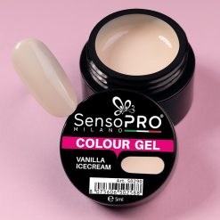 Gel UV Colorat Vanilla Icecream 5ml SensoPRO Milano 3