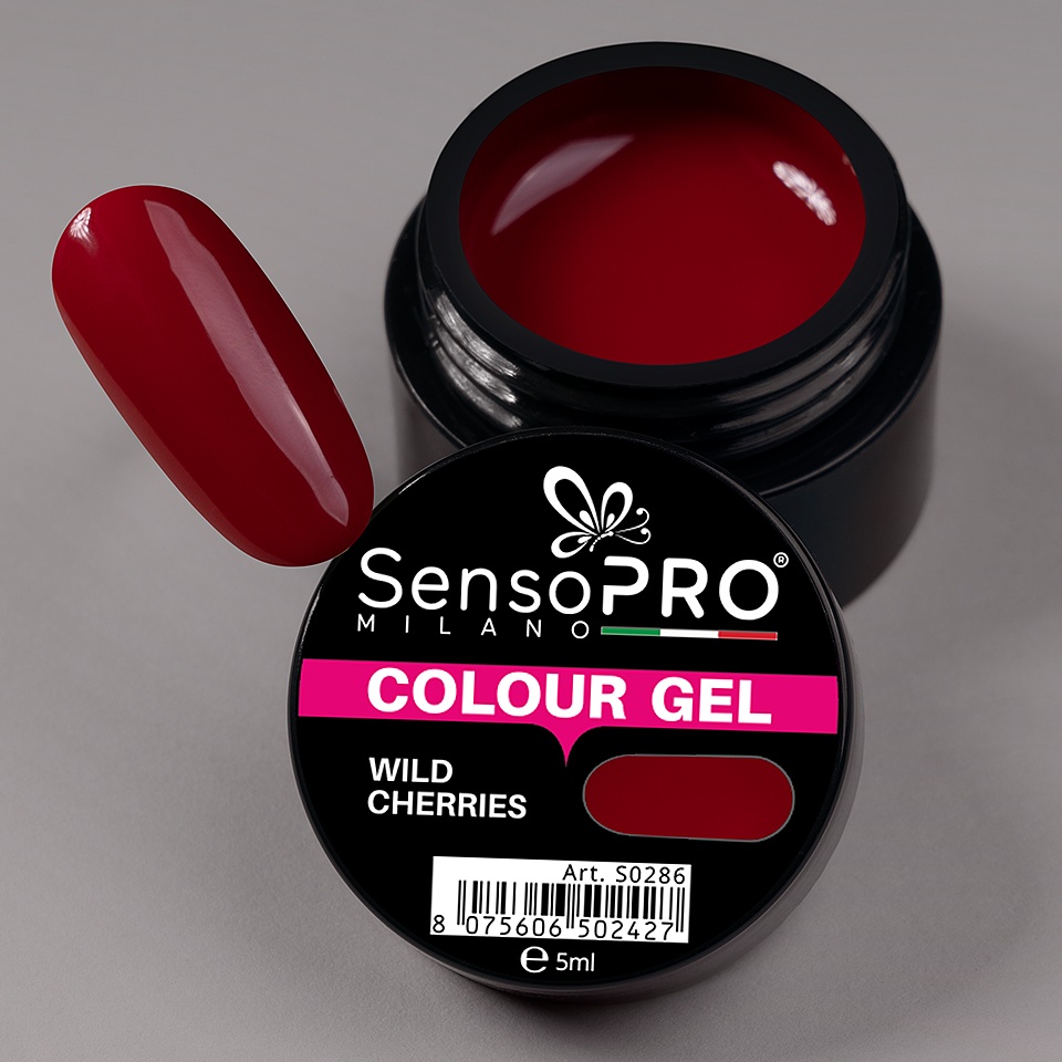 Gel UV Colorat Wild Cherries 5ml SensoPRO Milano 3
