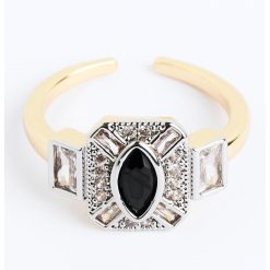 Inel ajustabil decorat cu zirconia-FEMEI/GENTI SI ACCESORII/Bijuterii-GENTI SI ACCESORII/Bijuterii