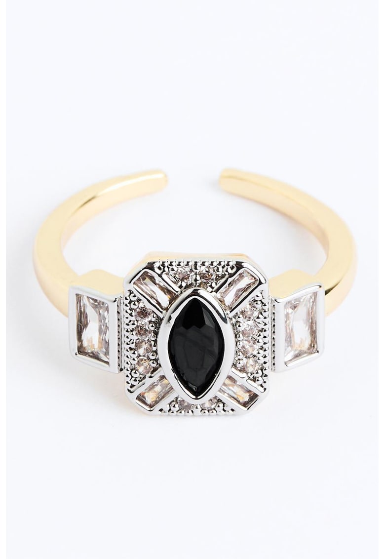 Inel ajustabil decorat cu zirconia-FEMEI/GENTI SI ACCESORII/Bijuterii-GENTI SI ACCESORII/Bijuterii