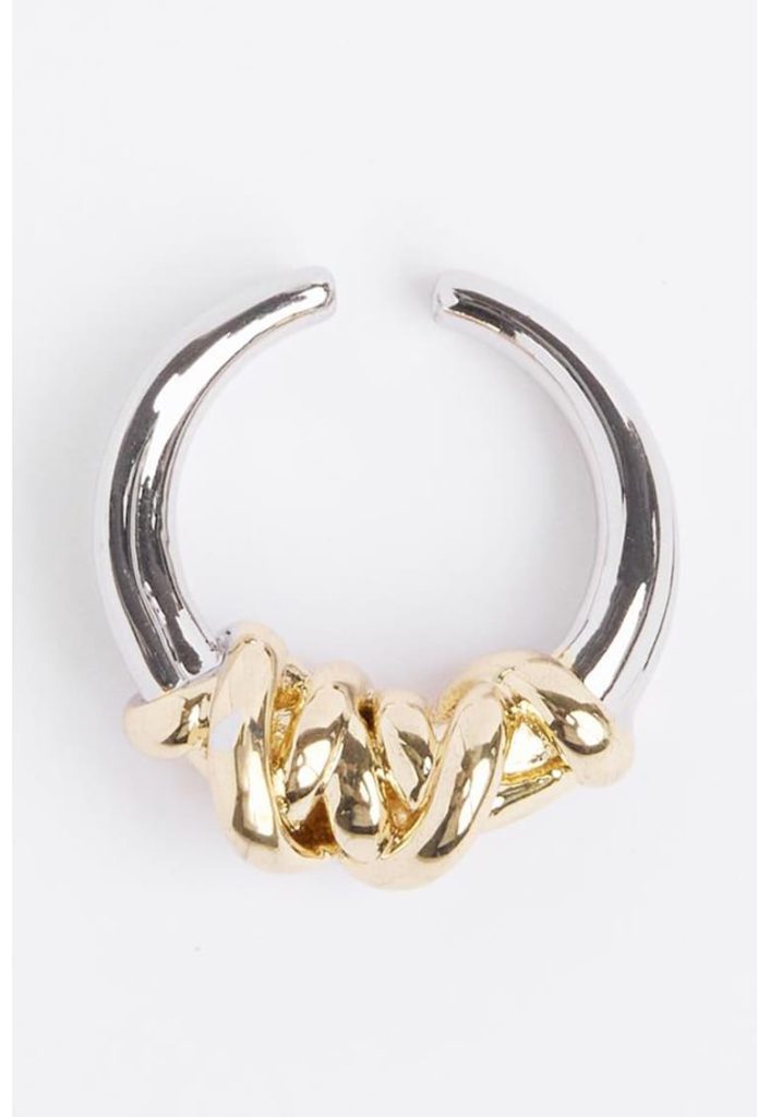 Inel cu design rasucit-FEMEI/GENTI SI ACCESORII/Bijuterii-GENTI SI ACCESORII/Bijuterii