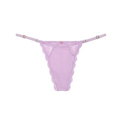Lace-trim adjustable v-string panty m M-Imbracaminte-