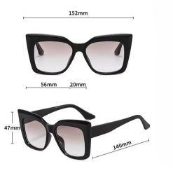 Negru-Femei-Ochelari de soare 