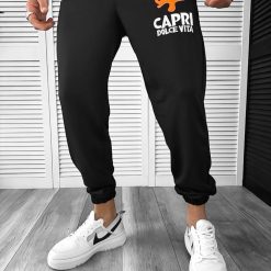 Pantaloni de trening cargo  bej   conici 12918 O2-4.2-Pantaloni > Pantaloni de trening