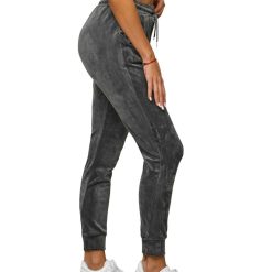 Pantaloni de trening din catifea femei  JS/8K1532-FEMEI/IMBRACAMINTE/Pantaloni si colanti-IMBRACAMINTE/Pantaloni si colanti