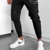 Pantaloni de trening negri 12919  P20-5.1-Pantaloni > Pantaloni de trening