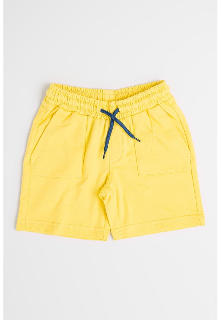 Pantaloni scurti cu snur de ajustare in talie-BAIETI/IMBRACAMINTE/Sorturi-IMBRACAMINTE/Sorturi