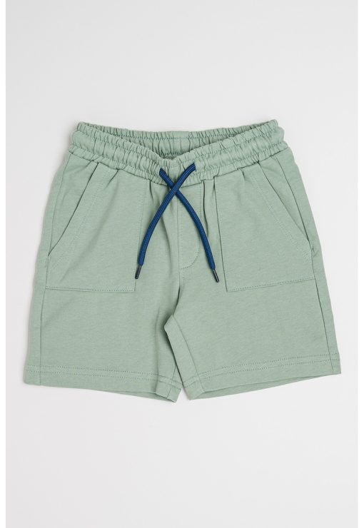 Pantaloni scurti cu snur de ajustare in talie-BAIETI/IMBRACAMINTE/Sorturi-IMBRACAMINTE/Sorturi
