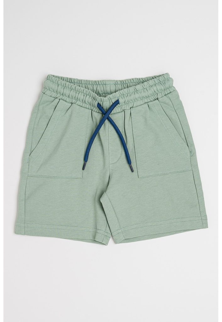 Pantaloni scurti cu snur de ajustare in talie-BAIETI/IMBRACAMINTE/Sorturi-IMBRACAMINTE/Sorturi