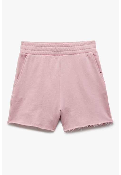 Pantaloni scurti cu terminatii franjurate-FEMEI/IMBRACAMINTE/Pantaloni si colanti-IMBRACAMINTE/Pantaloni si colanti