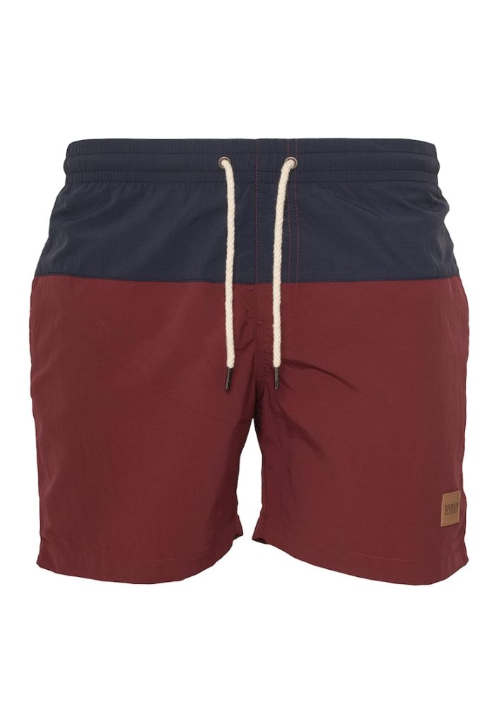 Pantaloni scurti de baie cu snur in talie-BARBATI/IMBRACAMINTE/Costume de baie-IMBRACAMINTE/Costume de baie