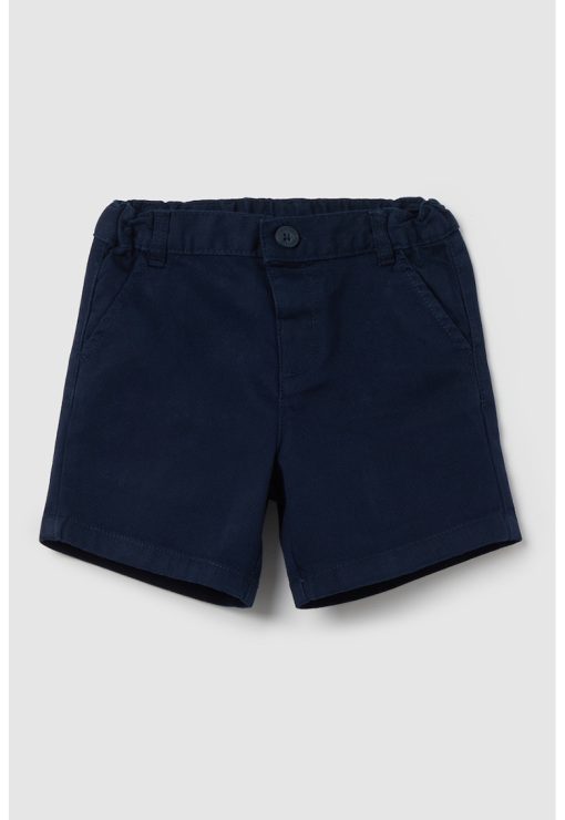 Pantaloni scurti de bumbac cu talie elastica-BAIETI/IMBRACAMINTE/Sorturi-IMBRACAMINTE/Sorturi