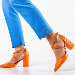 Pantofi Azaan Portocalii 3