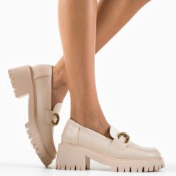Pantofi Casual Minkello Bej 2