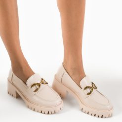 Pantofi Casual Minkello Bej 3