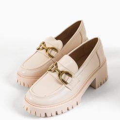 Pantofi Casual Minkello Bej 7