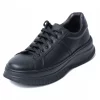 Pantofi confortabili din piele naturala 600 negru-Pantofi-Pantofi