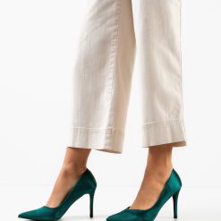 Pantofi cu toc Blada Verzi 2