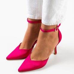 Pantofi cu toc Cafelini Fuchsia 2