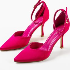 Pantofi cu toc Cafelini Fuchsia 4