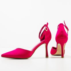 Pantofi cu toc Cafelini Fuchsia 6